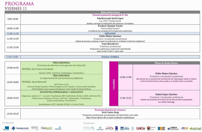 Traductores y correctores: compañeros de trabajo en el VI Congreso SELM