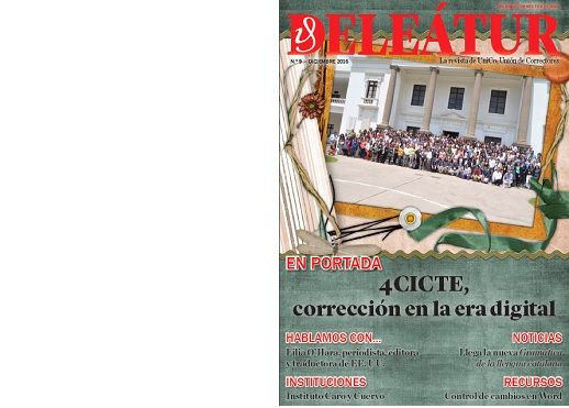 Recursos para correctores en la nueva entrega de la revista  Deleátur