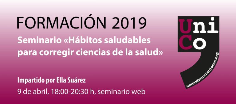 Seminario «Hábitos saludables para corregir ciencias de la salud»