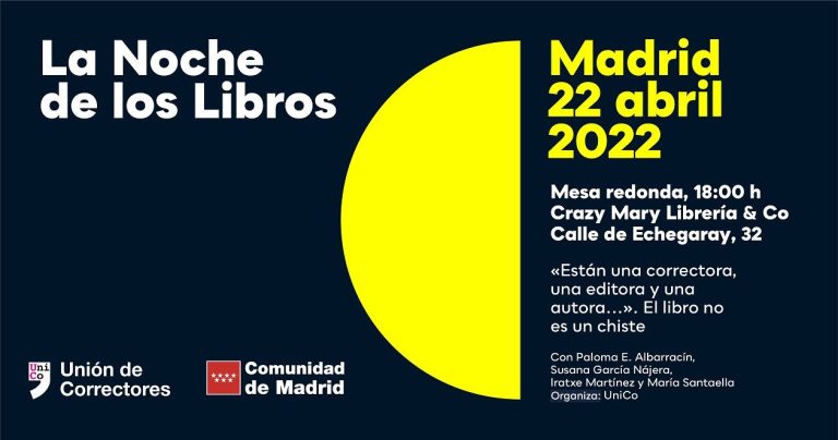 Mesa redonda de UniCo en La Noche de los Libros 2022